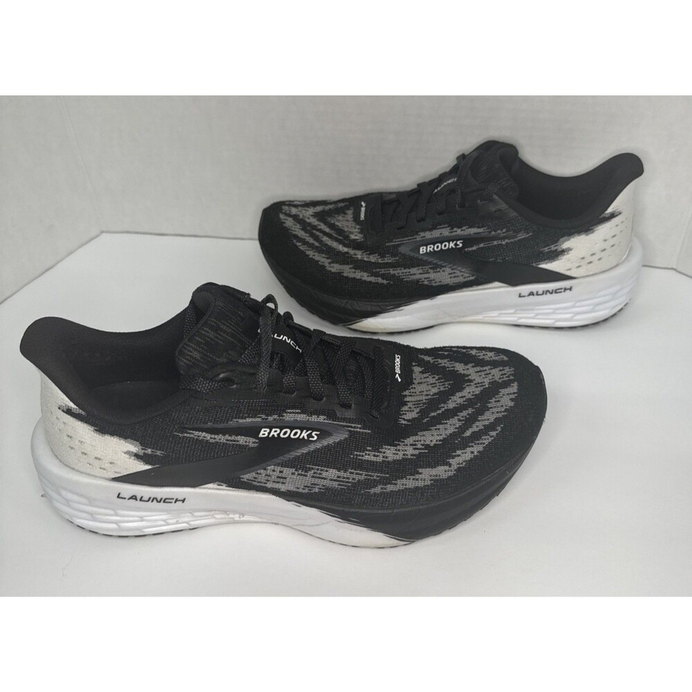 Brooks Launch 11 Women’s 8.5 Black White Running Shoes 1204391B087 Sneakers